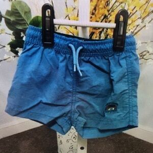 Blue Kids Swim Trunks